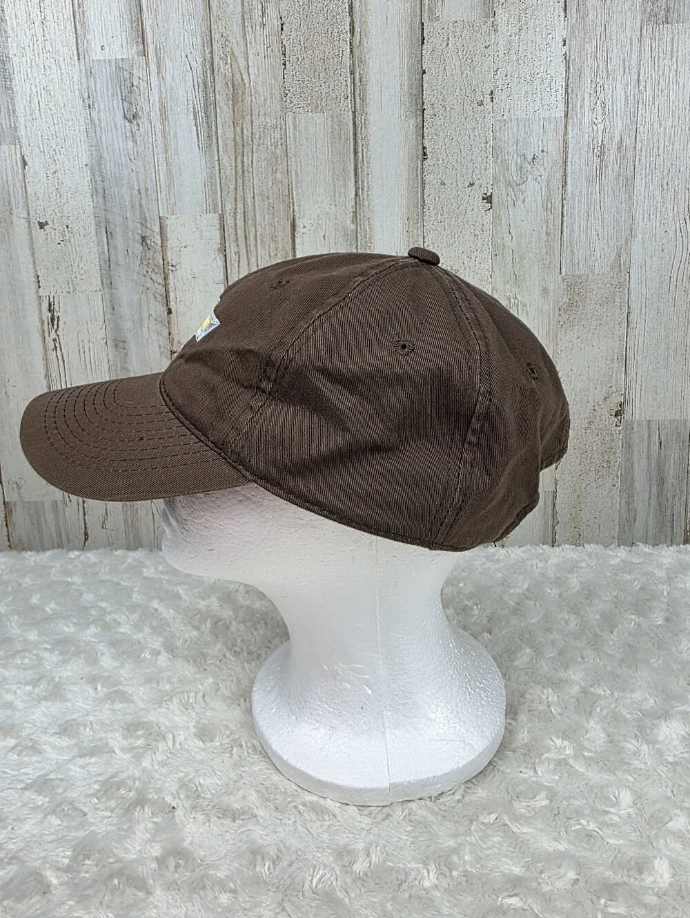 Cabela's Chevrolet Brown Baseball Cap with Yellow Bowtie Logo